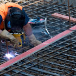 Welding works are among the daily tasks on-site