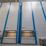 Our automoted storage and distribution unit, Kardex, where over 6000 pieces are stored in.